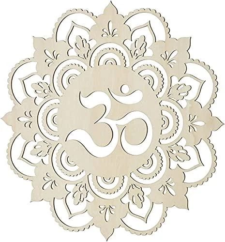 Whittlewud wall Decor, Home Decor, (12 Inch x 12 Inch) Housewarming Gift, Home Decor for Indoors or Outdoors, Spiritual Gift for Wedding, or Housewarming Thickness 3mm