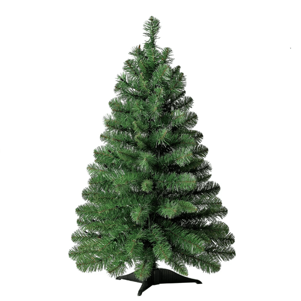 Green Plastic Christmas Decorations Pine Tree For Christmas
