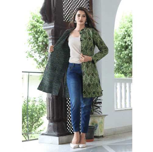Malti Long Quilted Reversible Ladies Jackets