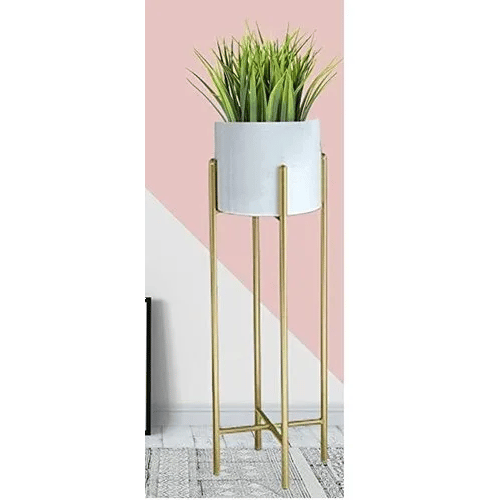 Metal Round Indoor Planter Stand, For Decoration